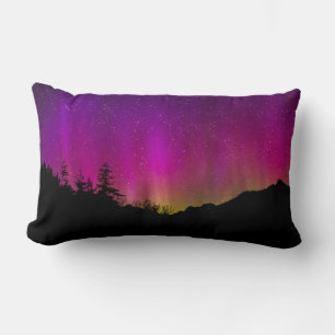 Northern Lights Aurora Borealis Starry Night Sky Lendenkissen