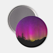 Northern Lights Aurora Borealis Starry Night Sky Magnet (Vorderseite/Rückseite)