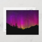 Northern Lights Aurora Borealis Starry Night Sky Postkarte (Vorne/Hinten)