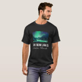Northern Lights Aurora Borealis T-Shirt (Vorne ganz)