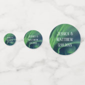 Northern Lights Aurora Borealis Wedding Konfetti (Rückseiten)