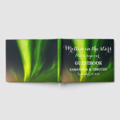 Northern Lights Aurora Starry Night Wedding Gästebuch (Voll)
