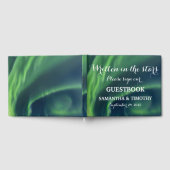 Northern Lights Aurora Starry Night Wedding Gästebuch (Voll)