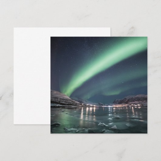 Northern Lights Card (Vorne/Hinten)
