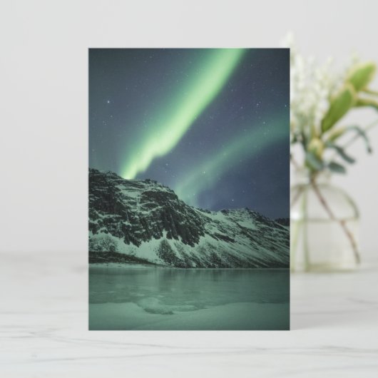 Northern Lights Card (Stehend Vorderseite)