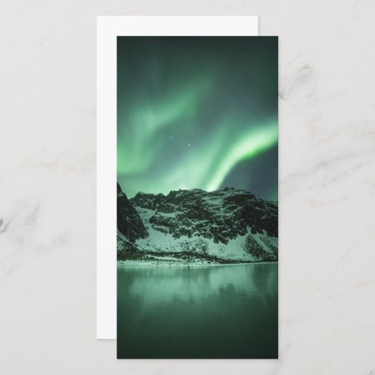 Northern Lights Card (Vorne/Hinten)