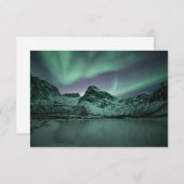 Northern Lights Card (Vorne/Hinten)