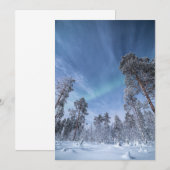 Northern Lights Card Save The Date (Vorne/Hinten)