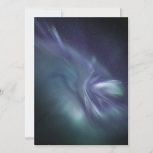 Northern Lights Card Save The Date (Vorderseite)