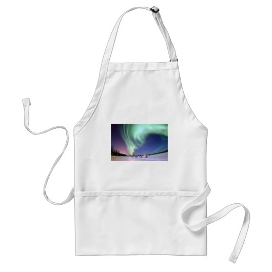 Northern Lights Chic Band of Lights Jade Glow Schürze (Vorne)