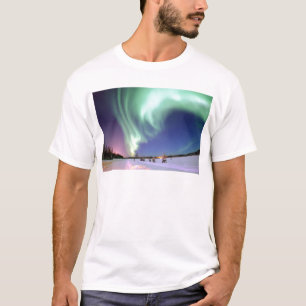 Northern Lights Chic Band of Lights Jade Glow T-Shirt
