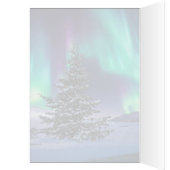 Northern Lights Christmas - 5" x 7" Art Card (Innen (Links))