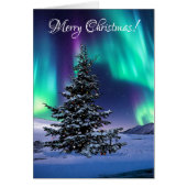 Northern Lights Christmas - 5" x 7" Art Card (Vorne)