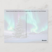 Northern Lights Christmas - Postcard Postkarte (Rückseite)