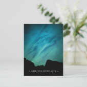 Northern Lights Feiertagspostkarte (Stehend Vorderseite)