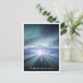 Northern Lights Finland Postkarte (Stehend Vorderseite)