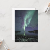 Northern Lights Fjord Karte (Vorderseite/Rückseite Beispiel)