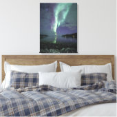 Northern Lights Fjord Leinwanddruck (Insitu (Schlafzimmer))