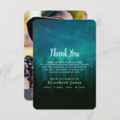 Northern Lights Forest Beileid Vielen Dank Dankeskarte (Vorne/Hinten)