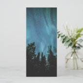 Northern Lights Forest Card (Stehend Vorderseite)