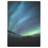 Northern Lights Foto Klemmbrett (Rückseite)