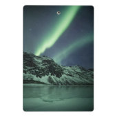 Northern Lights Foto Mini Klemmbrett (Rückseite)