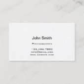 Northern Lights Fotostudio Visitenkarte (Rückseite)