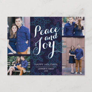 Northern Lights Holiday Foto Feiertagspostkarte