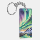 Northern Lights Island Schlüsselanhänger (Vorderseite links)