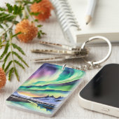 Northern Lights Island Schlüsselanhänger (Vorderseite rechts)