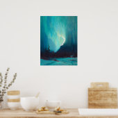 Northern Lights, Juneau, Alaska von Sydney Laurenc Poster (Küche)