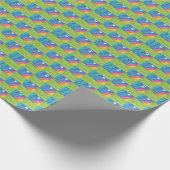 Northern Lights - KidsArt für CHOC Geschenkpapier (Ecke)