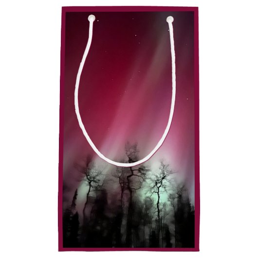 Northern Lights - Kleine Geschenktasche Geschenktüte (Vorderseite)