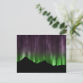 Northern Lights-Linien Postkarte (Stehend Vorderseite)