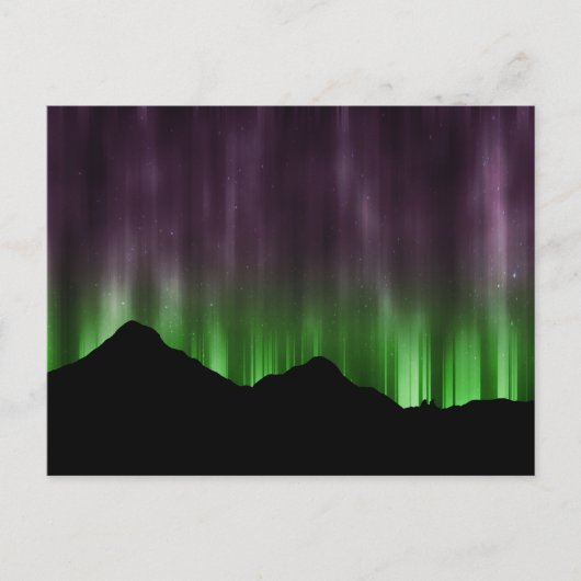 Northern Lights-Linien Postkarte (Vorderseite)