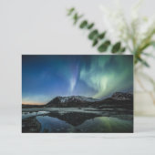 Northern Lights Lofoten Islands Card (Stehend Vorderseite)