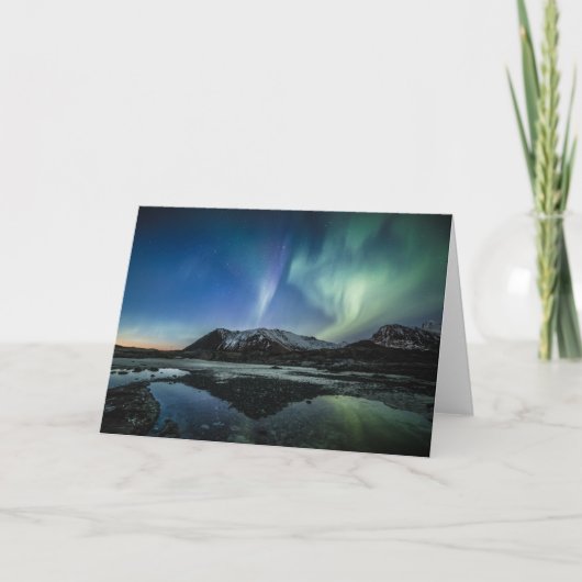 Northern Lights Lofoten Karte (Vorderseite)