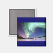 Northern Lights Magnet (Vorderseite/Rückseite)