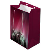 Northern Lights - Medium Gift Bag Mittlere Geschenktüte (Vorderseite Schrägansicht)