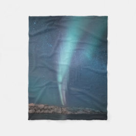 Northern Lights Milky Way Fleecedecke