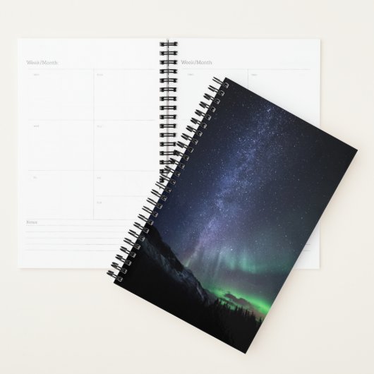 Northern Lights Milky Way Galaxy Planer (Anzeige)