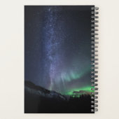 Northern Lights Milky Way Galaxy Planer (Rückseite)
