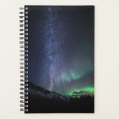 Northern Lights Milky Way Galaxy Planer (Vorderseite)