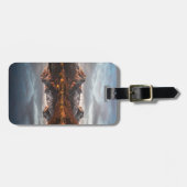 Northern Lights Milky Way Gepäckanhänger (Vorderseite horizontal)