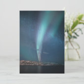 Northern Lights Milky Way Karte (Stehend Vorderseite)