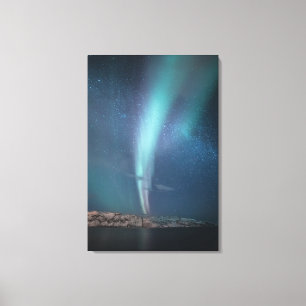 Northern Lights Milky Way Leinwanddruck