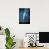 Northern Lights Milky Way Poster (Heimbüro)