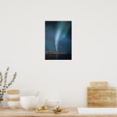 Northern Lights Milky Way Poster (Küche)