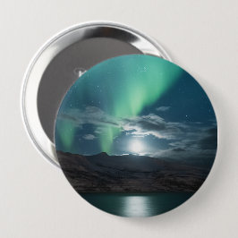 Northern Lights Moonlight Button