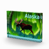 Northern Lights Moose Fotoblock (Rechts)